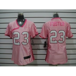 nike women nfl jerseys houston texans #23 foster pink[nike]