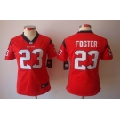 nike women nfl jerseys houston texans #23 foster red[nike limited]