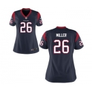 nike women nfl jerseys houston texans #26 miller blue[nike]