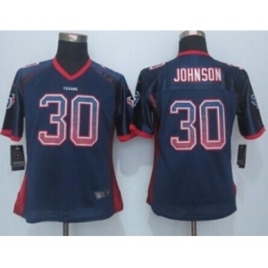 nike women nfl jerseys houston texans #30 johnson blue[Elite drift fashion]