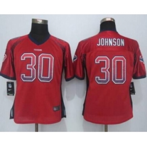nike women nfl jerseys houston texans #30 johnson red[Elite drift fashion]