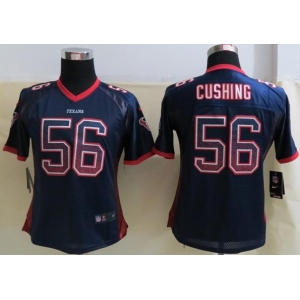 nike women nfl jerseys houston texans #56 brian cushing blue[nike drift fashion]