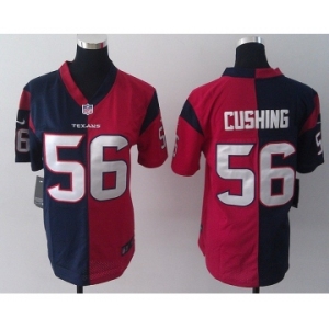 nike women nfl jerseys houston texans #56 cushing blue-red[Elite split]