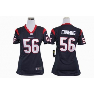 nike women nfl jerseys houston texans #56 cushing blue[nike]