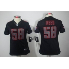 nike women nfl jerseys houston texans #58 reed black[nike impact limited]