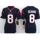 nike women nfl jerseys houston texans #8 schaub blue[nike]