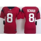 nike women nfl jerseys houston texans #8 schaub red[nike]