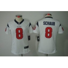 nike women nfl jerseys houston texans #8 schaub white[nike limited]