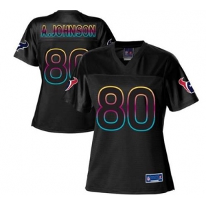 nike women nfl jerseys houston texans #80 a.johnson black[nike fashion]