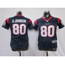 nike women nfl jerseys houston texans #80 a.johnson blue[a.johnson][nike]