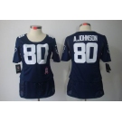 nike women nfl jerseys houston texans #80 a.johnson blue[breast cancer awareness]