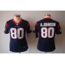 nike women nfl jerseys houston texans #80 a.johnson blue[nike limited]