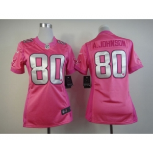 nike women nfl jerseys houston texans #80 a.johnson pink[2012 nike love]