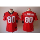 nike women nfl jerseys houston texans #80 a.johnson red[nike limited]