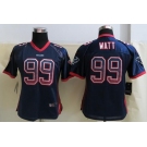 nike women nfl jerseys houston texans #99 watt blue[nike drift fashion]