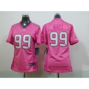 nike women nfl jerseys houston texans #99 watt pink[2012 nike love]