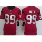 nike women nfl jerseys houston texans #99 watt red[nike]