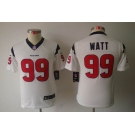 nike youth nfl jerseys houston texans #99 watt white[nike limited]