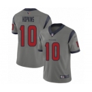 Youth Houston Texans #10 DeAndre Hopkins Limited Gray Inverted Legend Football Jersey