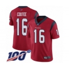 Youth Houston Texans #16 Keke Coutee Red Alternate Vapor Untouchable Limited Player 100th Season Football Jersey