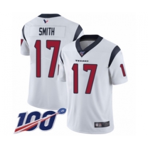 Youth Houston Texans #17 Vyncint Smith White Vapor Untouchable Limited Player 100th Season Football Jersey