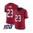 Youth Houston Texans #23 Carlos Hyde Red Alternate Vapor Untouchable Limited Player 100th Season Football Jersey