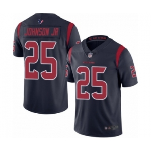 Youth Houston Texans #25 Duke Johnson Jr Limited Navy Blue Rush Vapor Untouchable Football Jersey