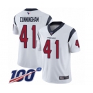Youth Houston Texans #41 Zach Cunningham White Vapor Untouchable Limited Player 100th Season Football Jersey