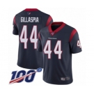 Youth Houston Texans #44 Cullen Gillaspia Navy Blue Team Color Vapor Untouchable Limited Player 100th Season Football Jersey