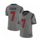 Youth Houston Texans #7 Ka'imi Fairbairn Limited Gray Inverted Legend Football Jersey