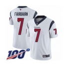 Youth Houston Texans #7 Ka'imi Fairbairn White Vapor Untouchable Limited Player 100th Season Football Jersey