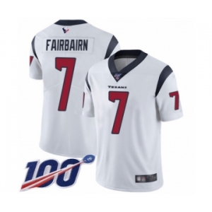 Youth Houston Texans #7 Ka'imi Fairbairn White Vapor Untouchable Limited Player 100th Season Football Jersey