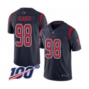 Youth Houston Texans #98 D.J. Reader Limited Navy Blue Rush Vapor Untouchable 100th Season Football Jersey