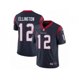 Youth Nike Houston Texans #12 Bruce Ellington Navy Blue Team Color Vapor Untouchable Limited Player NFL Jersey