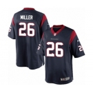 Youth Nike Houston Texans #26 Lamar Miller Navy Blue Team Color NFL Jersey