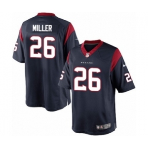 Youth Nike Houston Texans #26 Lamar Miller Navy Blue Team Color NFL Jersey