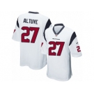 Youth Nike Houston Texans #27 Jose Altuve Game White NFL Jersey