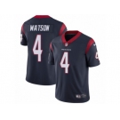 Youth Nike Houston Texans #4 Deshaun Watson Vapor Untouchable Limited Navy Blue Team Color NFL Jersey