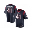 Youth Nike Houston Texans #41 Zach Cunningham Limited Navy Blue Team Color NFL Jersey