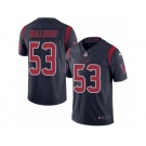 Youth Nike Houston Texans #53 Max Bullough Limited Navy Blue Rush NFL Jersey