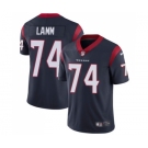 Youth Nike Houston Texans #74 Kendall Lamm Navy Blue Team Color Vapor Untouchable Elite Player NFL Jersey