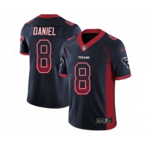 Youth Nike Houston Texans #8 Trevor Daniel Limited Navy Blue Rush Drift Fashion NFL Jersey
