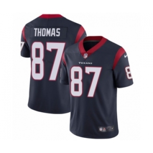 Youth Nike Houston Texans #87 Demaryius Thomas Navy Blue Team Color Vapor Untouchable Limited Player NFL Jersey