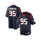 Youth Nike Houston Texans #95 Christian Covington Limited Navy Blue Team Color NFL Jersey