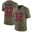 Youth Texans #32 Tyrann Mathieu Olive Stitched NFL Limited 2017 Salute to Service Jersey