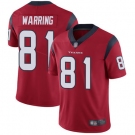 Youth Texans #81 Kahale Warring Red Alternate Stitched Football Vapor Untouchable Limited Jersey