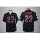 nike youth nfl jerseys houston texans #23 foster black[nike impact limited]