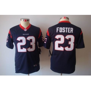 nike youth nfl jerseys houston texans #23 foster blue[nike limited]