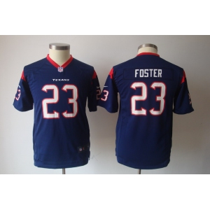 nike youth nfl jerseys houston texans #23 foster blue[nike]