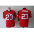 nike youth nfl jerseys houston texans #23 foster red[nike limited]